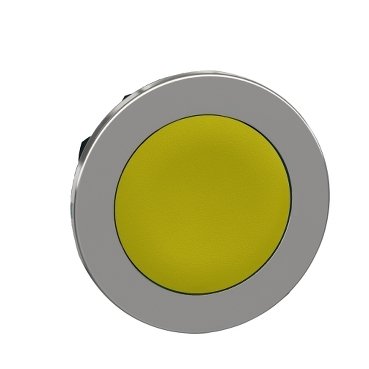 [Imagem CABEÇOTE PARA BOTÃO FACEADO Ø30MM METÁLICO COM RETENÇÃO AMARELO ZB4FH05 SCHNEIDER]