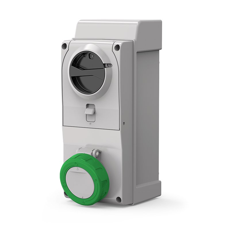 [Imagem do produto TOMADA DE PAREDE  COM FUSÍVEL 3P+T 16A 2H 508.16862 SCAME]