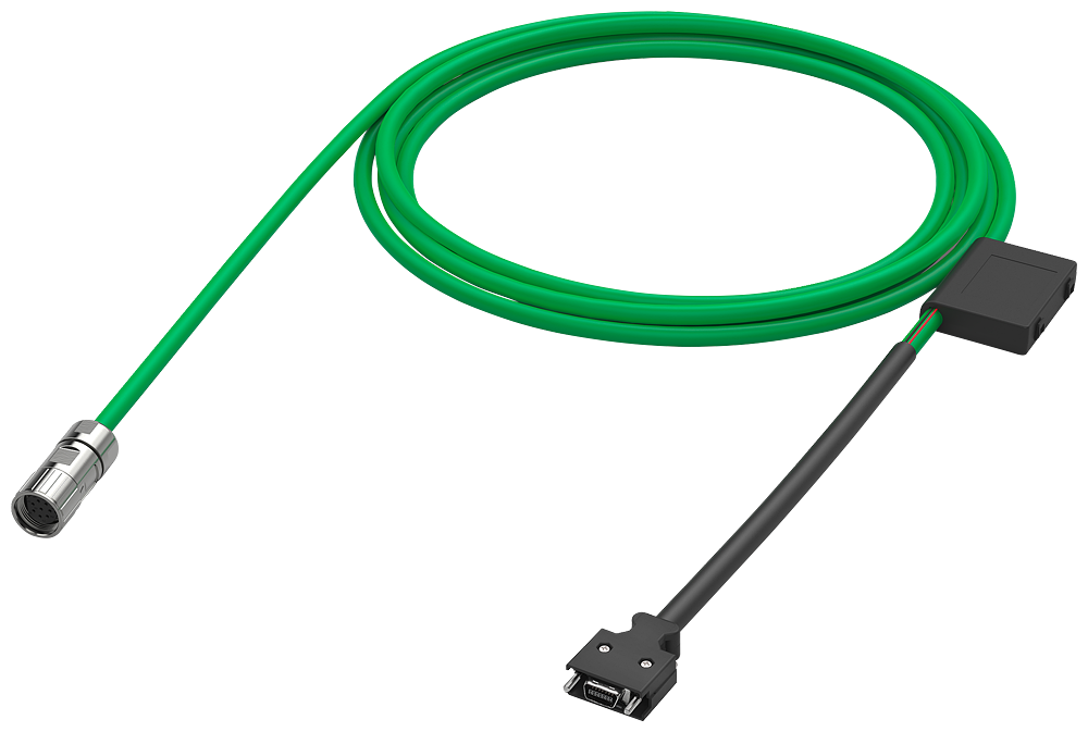 [Imagem CABO DE SINAL 10M COM CONECTORES 2X0.25C 6FX30022DB121BA0 SIEMENS]