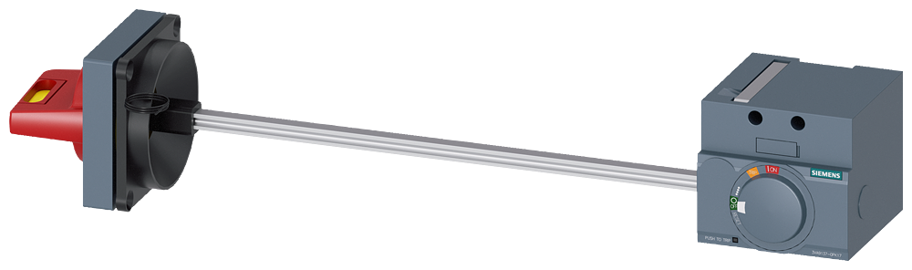 ACIONAMENTO ROTATIVO DE PAREDE LATERAL DESLIGAMENTO DE EMERGÊNCIA IEC IP65 K 3VA91370PK17 SIEMENS