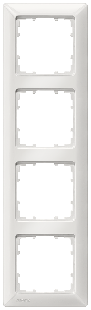 MOLDURA TITÂNIO BRANCO 4X 5TG25540 SIEMENS