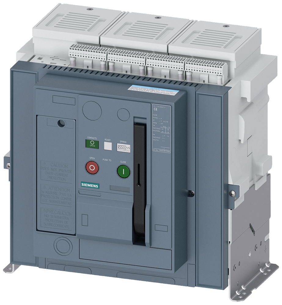 [Imagem INTERRUPTOR DE DESCONEXÃO DA POTÊNCIA CA 3WA EM MONTAGEM FIXA, IEC 60947-2, T 3WA12258AA027DD3 SIEMENS]
