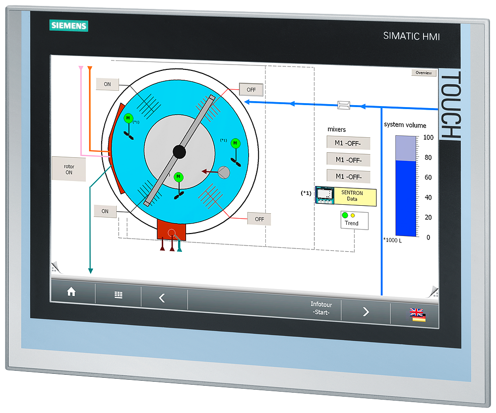 [Imagem do produto SIMATIC HMI IWP1500MT 15 MULTI-TOUCH BUILT-IN UNIT 6AV66467BA000AA0 SIEMENS]