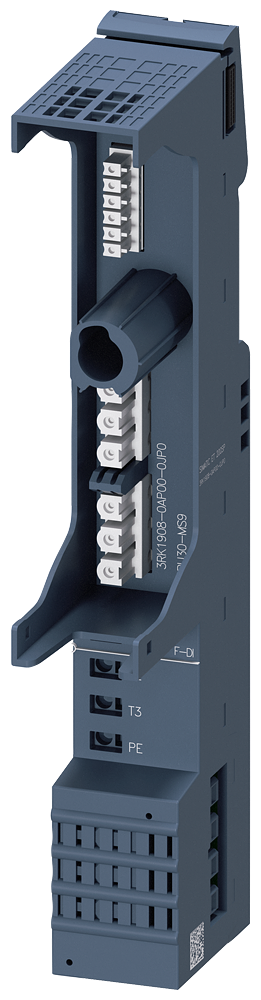 [Imagem BASE-UNIT ET 200SP COM REENCAMINHAMENTO F-DI PARA MOTOR DE PARTIDA SEM ALIMEN 3RK19080AP000JP0 SIEMENS]