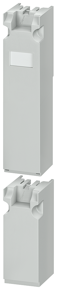 [Imagem do produto ACESSÓRIOS PARA SECCIONADORAS-FUSÍVEIS EM LINHA 3NJ41 TAMPA DE COBERTURA NOVO 3NJ49121DA02 SIEMENS]