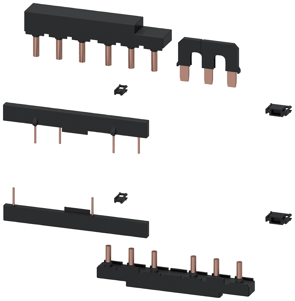 [Imagem do produto JOGO MONTAGEM PART.ESTRELA-TRI 3RT203 3RA29332BB1 SIEMENS]