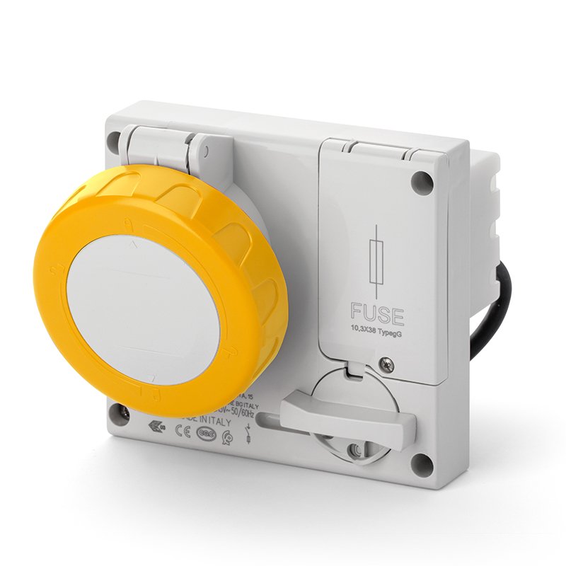 [Imagem do produto TOMADA INTERTRAVADA 3P+T 32A 4H IP67 406.3272 SCAME]