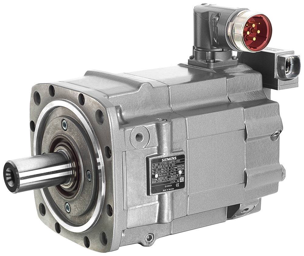 [Imagem SERVOMOTOR SINCRONO 125NM 3000RPM 34,2KW 60A IMB5 IP65 SIMOTICS S 1FT71085WF714FG1 SIEMENS]