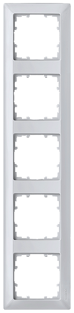 MOLDURA ALUMÍNIO METALIZADO 5X 5TG25553 SIEMENS