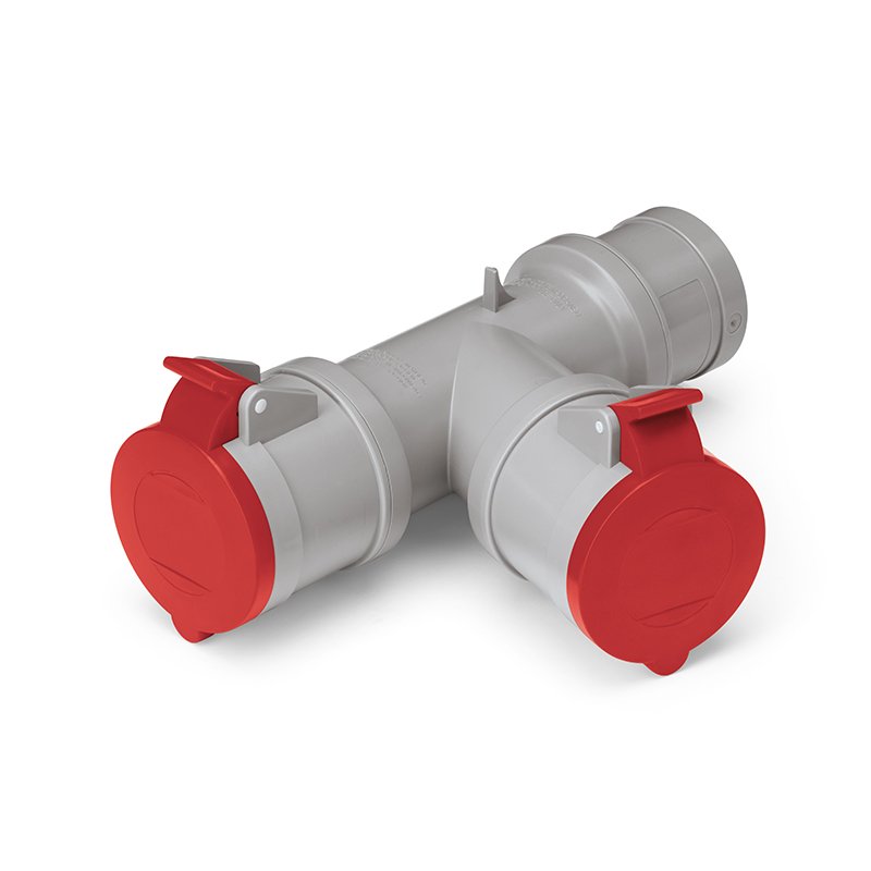 [Imagem do produto ADAPTADOR 2X3P+N 380V 32A IP44 600.2005-066 SCAME]