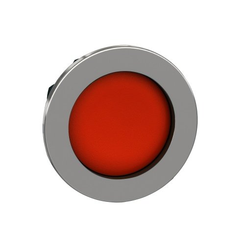[Imagem CABEÇOTE PARA BOTÃO FACEADO Ø30MM METÁLICO GUARDA ALTA RETORNO POR MOLA VERMELHO ZB4FA46 SCHNEIDER]