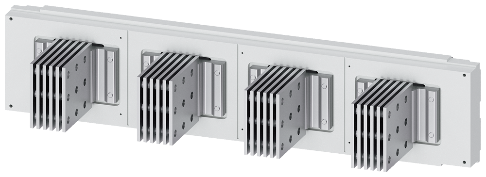 PAREDE TRASEIRA PARA QUADRO-GUIA COM CONEXÕES VERTICAIS TAMANHO 3 DE 4 POLOS 3WA91111AL63 SIEMENS