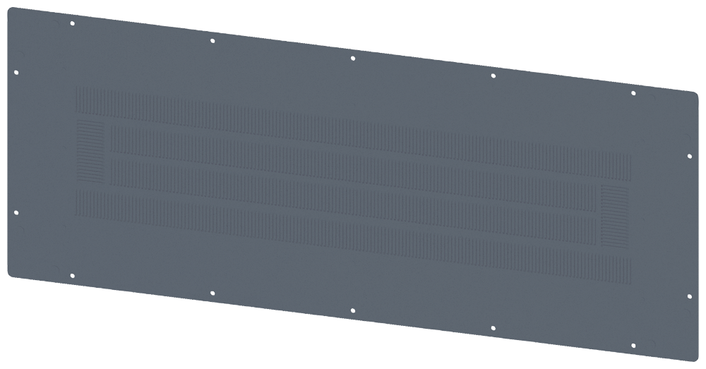 TETO COM ABERTURAS DE VENTILAÇÃO IP40 L: 1000 MM P: 400 MM GALV 8MF10042UD300A SIEMENS