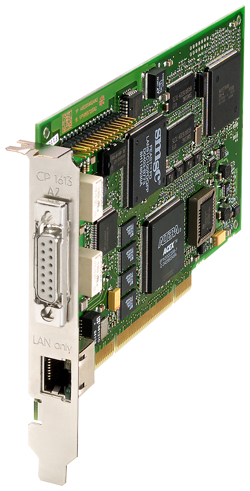 PROCESSADOR DE COMUNICAÇÃO CP 1613 A2 PCI CONEXÃO A INDUSTRIAL ETHERNET 6GK11613AA01 SIEMENS
