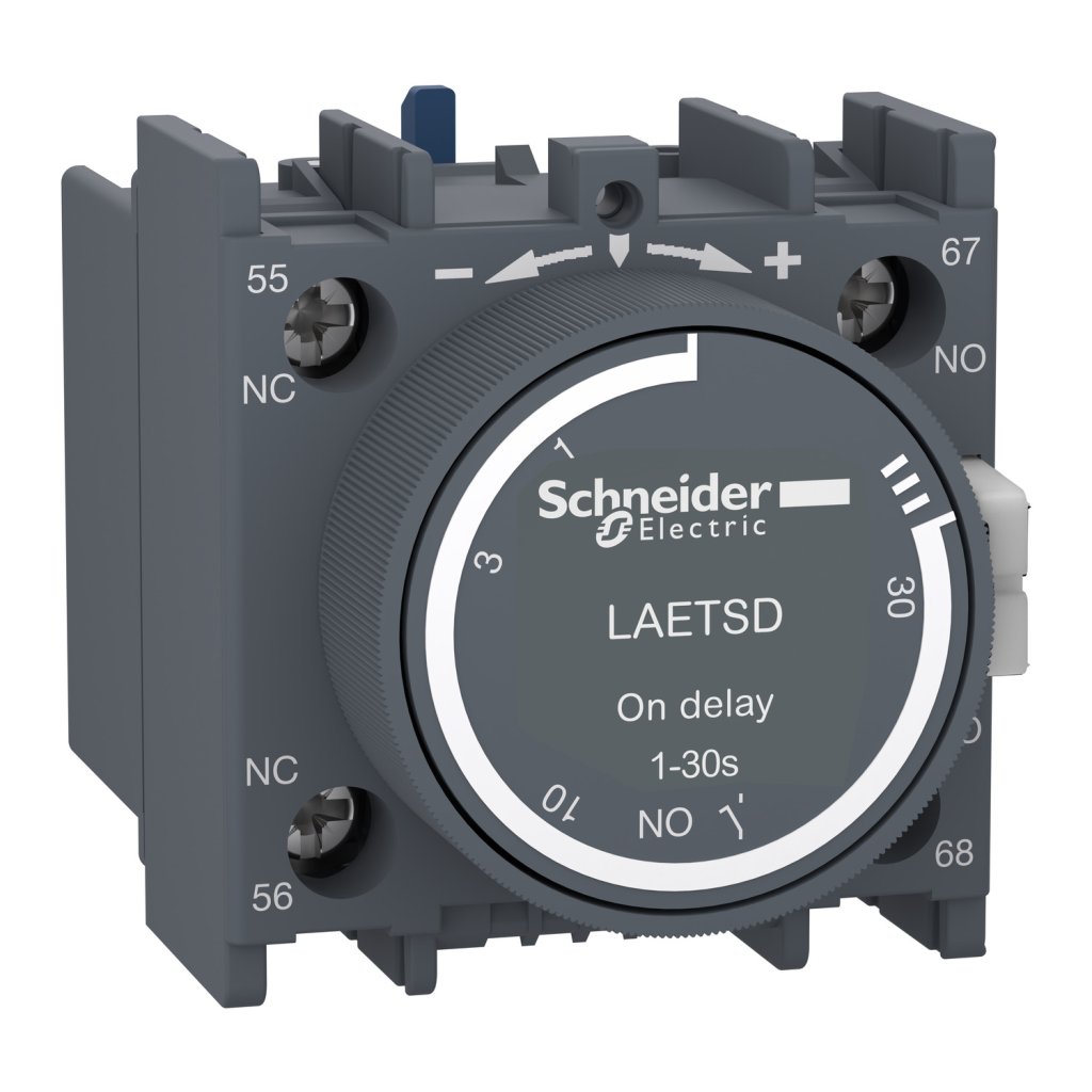 [Imagem do produto CONTATO AUXILIAR TEMPORIZADO AO TRABALHO 130S PARA LC1E LAETSD SCHNEIDER]