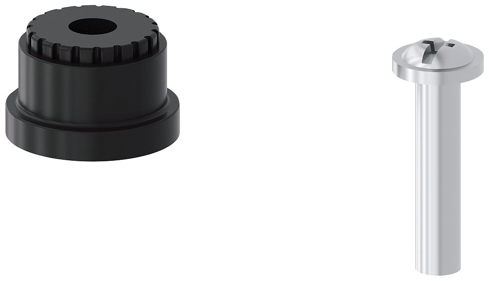 ADAPTADOR+ PARAFUSO  PARA EQUILÍBRIO PROFUNDIDADE DE MONTAGEM PARA INTERRUPTORE 3SX51003B SIEMENS