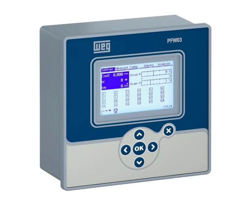 [Imagem CONTROLADOR FATOR POTENCIA PFW03-T24 14387086 WEG]