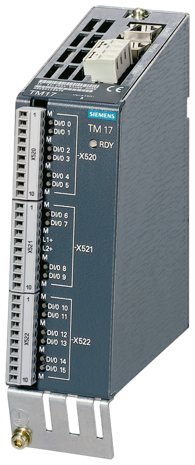 [Imagem MÓDULO DE TERMINAL 5A 16 DI/O 24VDC SEM CABO DRIVE-CLIQ SINAMICS TM17 6SL30550AA003HA0 SIEMENS]