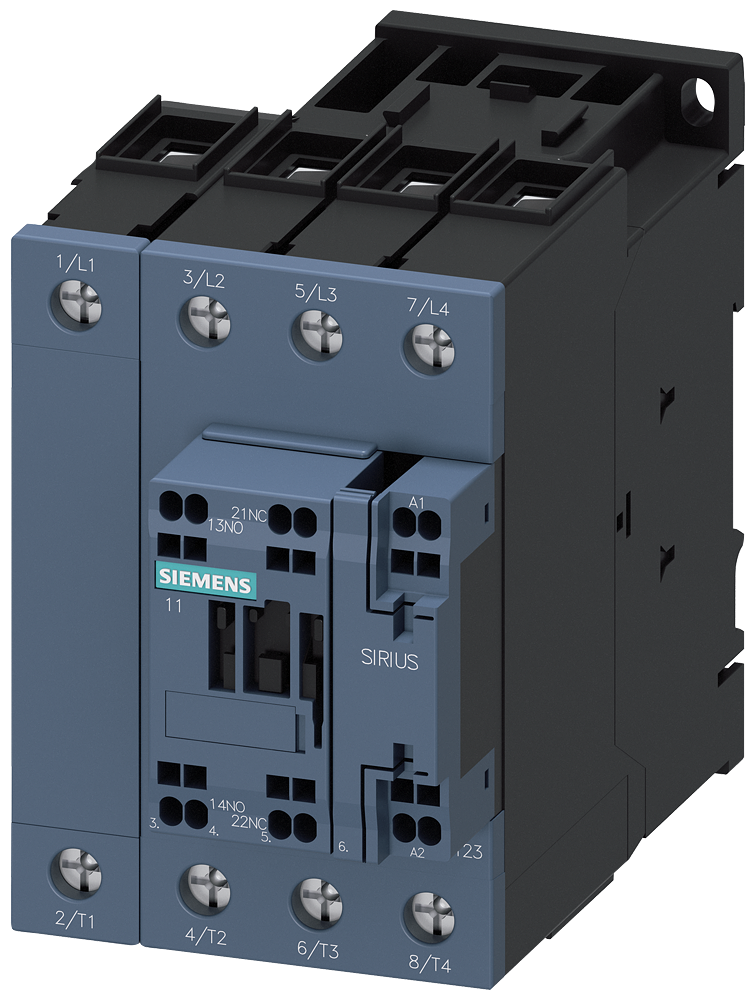 CONTATOR AC-1 60A CC 24V 0,7-1,25*US 1NA+1NF DE 4 POLOS 3RT23363XB400LA2 SIEMENS