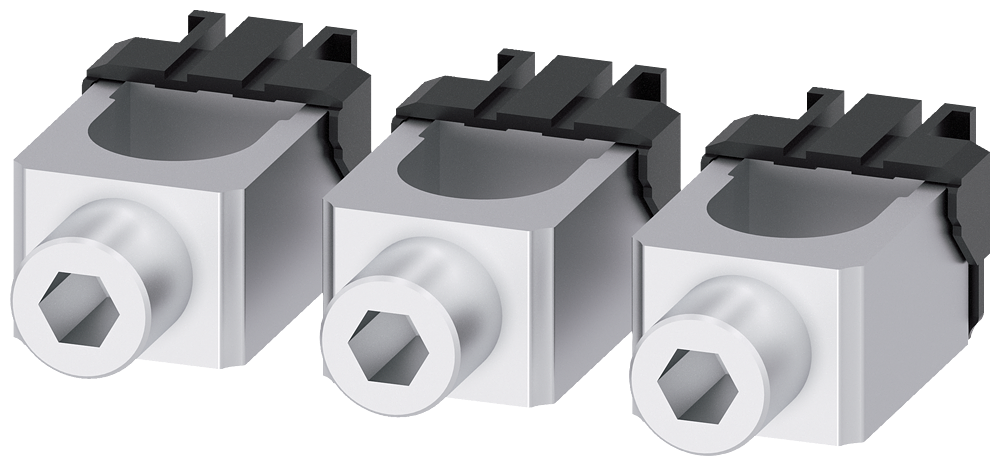 [Imagem TERMINAL PARA CONDUTOR DE SEÇÃO CIRCULAR 3 PEÇAS ACESSÓRIOS PARA: 3VA1 250 3VA92530JB12 SIEMENS]