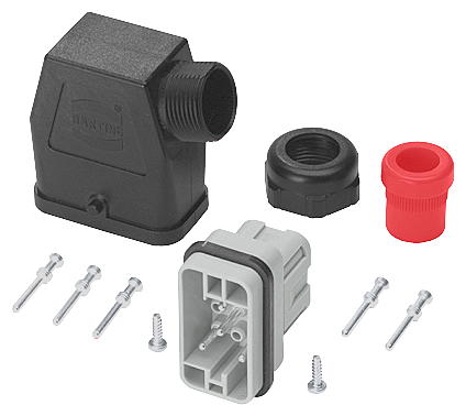 [Imagem do produto PLUG MACHO COMPLETO 9 POLOS 6X2,5MM2 3RK19020CC00 SIEMENS]