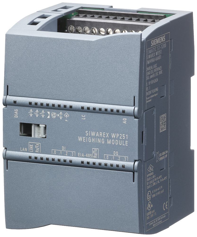 [Imagem do produto S7-1200: MÓDULO SIWAREX WP251 7MH49606AA01 SIEMENS]