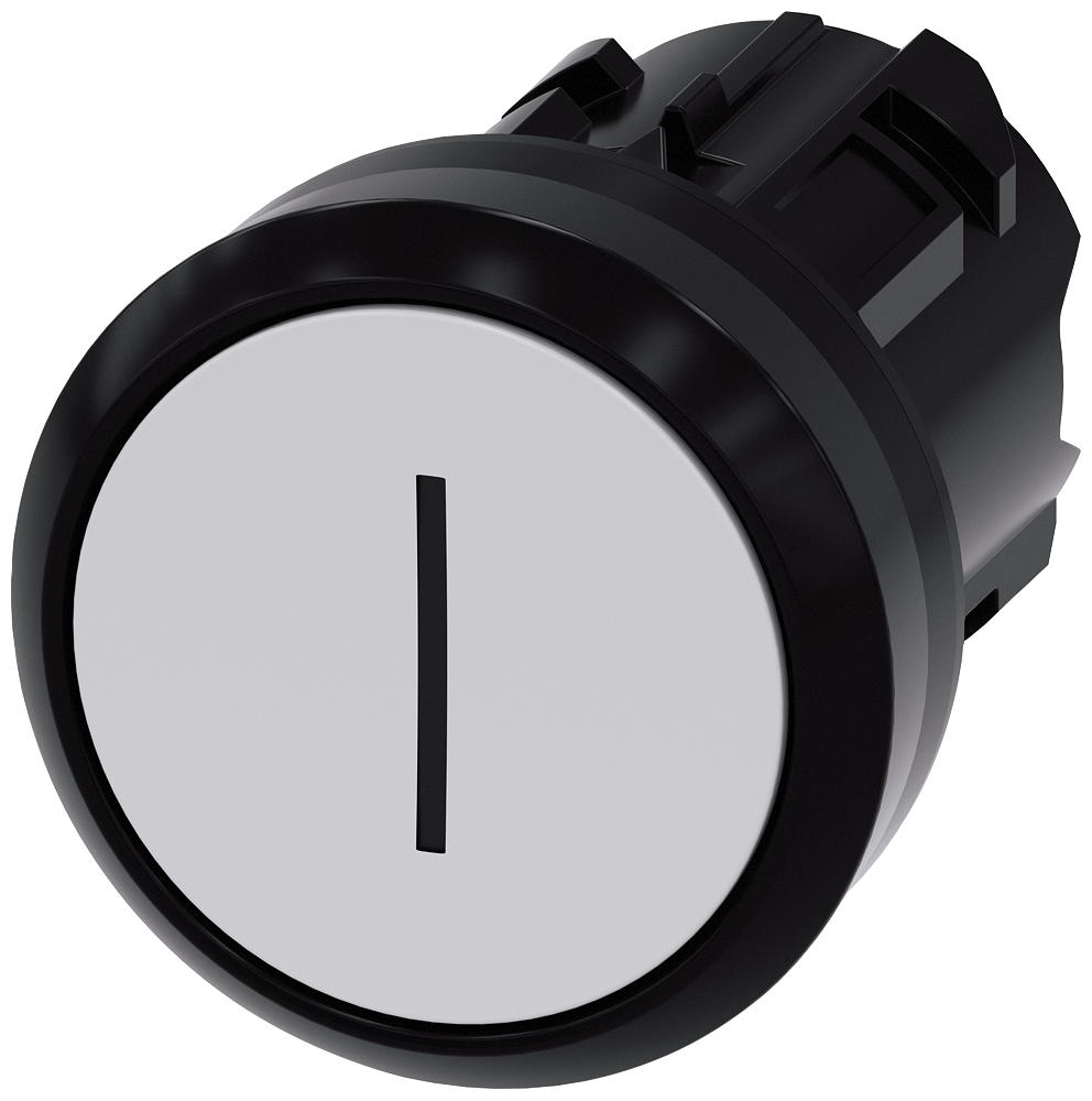 [Imagem do produto FRONTAL BOTAO PLAS MOM INSC "I"22MM BR 3SU10000AB600AC0 SIEMENS]