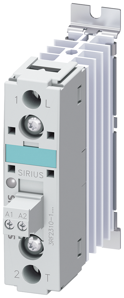 [Imagem do produto CONTATOR A SEMICONDUTOR 3RF2, MONOFÁSICO CA51 10A/CA 15 6A 48-460V/110-230V CA 3RF23101BA24 SIEMENS]