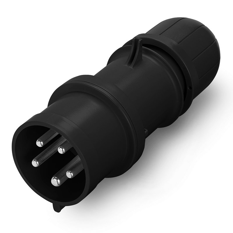 [Imagem do produto PLUGUE MÓVEL 3P+N+T IP44 16A 6H 346-415V 213.1637.K SCAME]