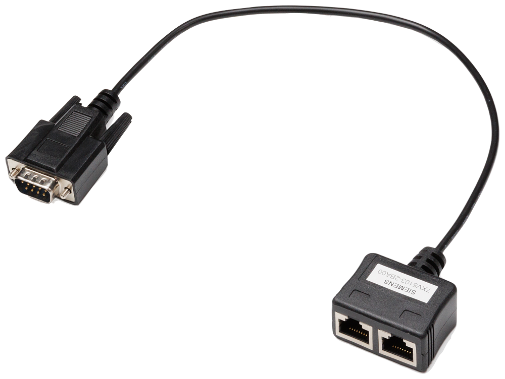 CABO Y DE ADAPTAÇÃO Y PARA DISPOSITIVOS COM INTERFACE RS485 E FICHA SUB-D PAR 7XV51032BA00 SIEMENS