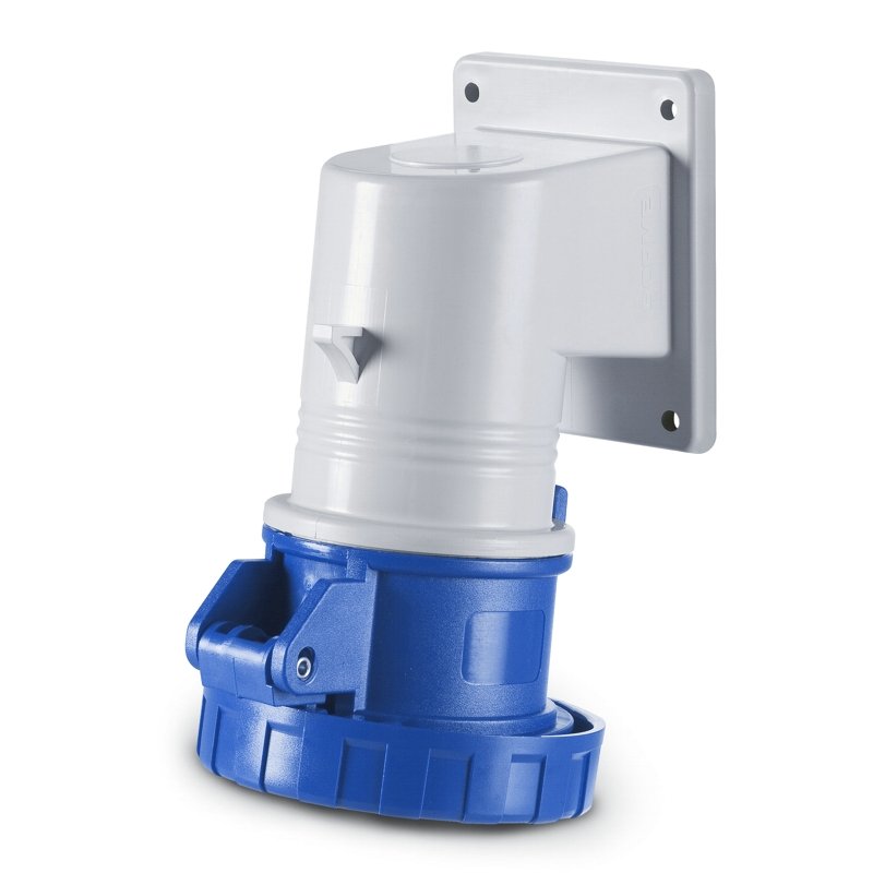 [Imagem do produto TOMADA 90° INCLINAÇÃO 3P+N+T 32A IP67 9H 457.3265 SCAME]