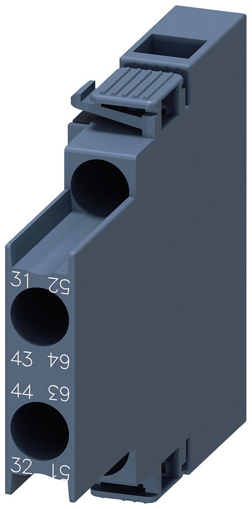 [Imagem BLOCO CONTATO AUXILIAR CONTATOR LATERAL 1NA+1NF 3RH29211DA11 SIEMENS]