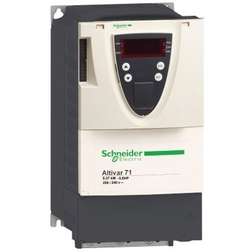 [Imagem do produto INVERSOR DE FREQUÊNCIA 4.8A 0.75KW/1CV 2 ATV71H075M3Z SCHNEIDER]