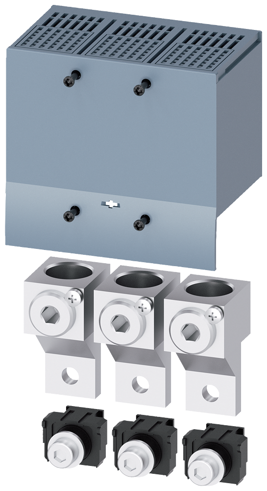 [Imagem TERMINAL PARA CONDUTOR DE SEÇÃO CIRCULAR GRANDE COM TOMADA DE TENSÃO DO CONDU 3VA92530JC13 SIEMENS]