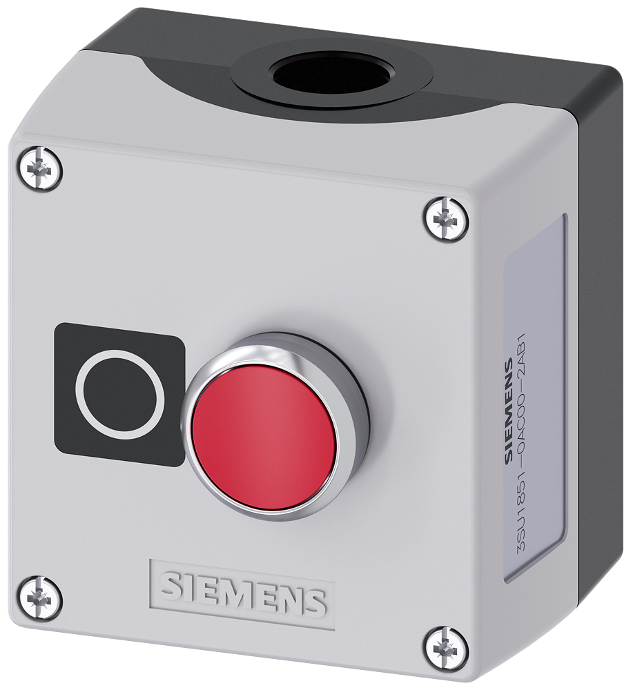 [Imagem do produto CARCAÇA PARA APARELHO DE COMANDO, 22MM, REDONDA 3SU18510AC002AB1 SIEMENS]