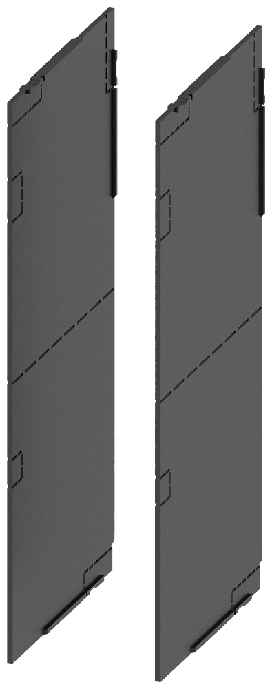 [Imagem SEPARADORES DE FASES 2 PÇS. ACESSÓRIOS PARA: 3VM13/14 3VM94820WA00 SIEMENS]