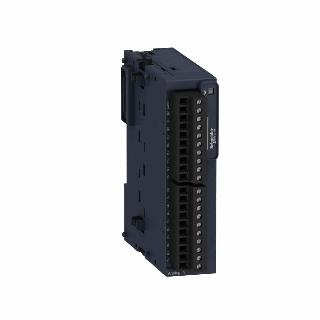 [Imagem MÓDULO ENTRADA ANALÓGICA 8E 16 BITS 24VCC IP20 TM3TI8T SCHNEIDER]
