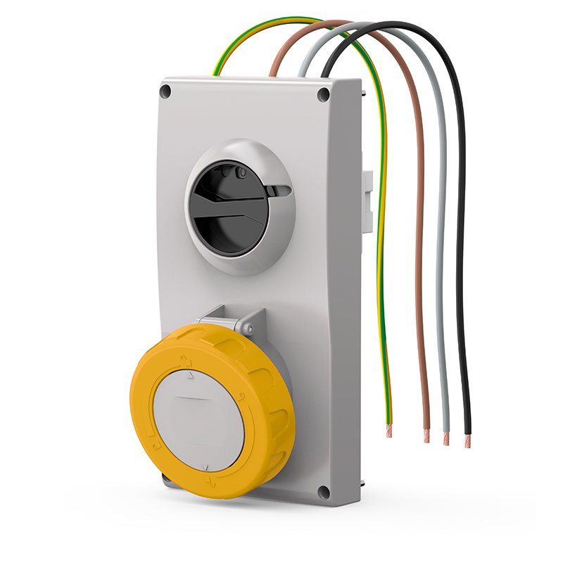 [Imagem do produto TOMADA DE EMBUTIR 63A 3P+T 4H 407.6372 SCAME]