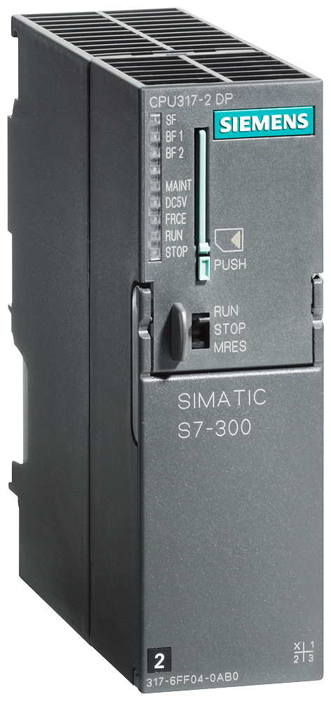 [Imagem CPU COMPACTA 317-2 DP MPI/DP 12MBIT/S SIMATIC S7-300 6ES73172AK140AB0 SIEMENS]