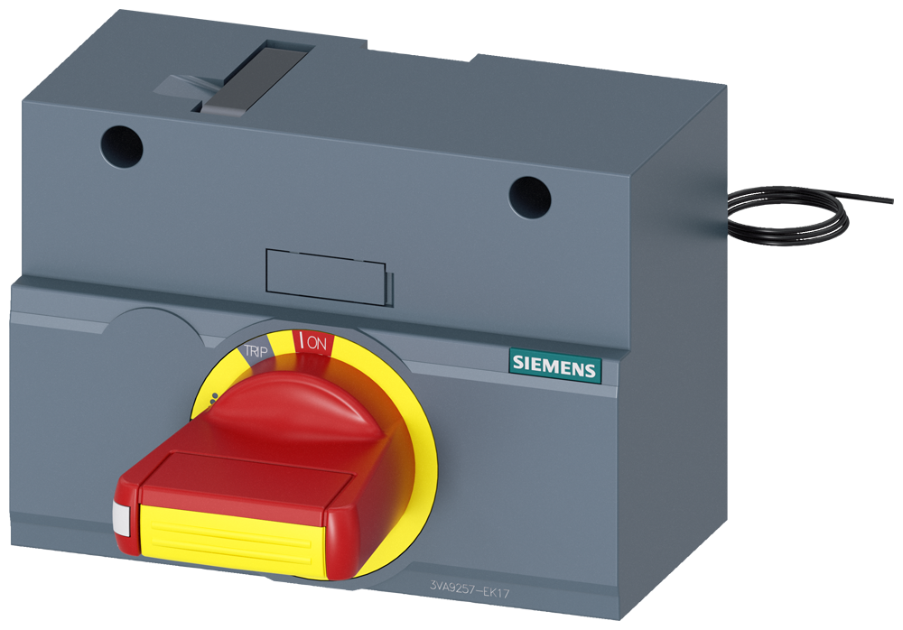 ACIONAMENTO ROTATIVO FRONTAL PARADA DE EMERGÊNCIA IEC IP30/40 KIT DE ILUMINAÇ 3VA92570EK17 SIEMENS