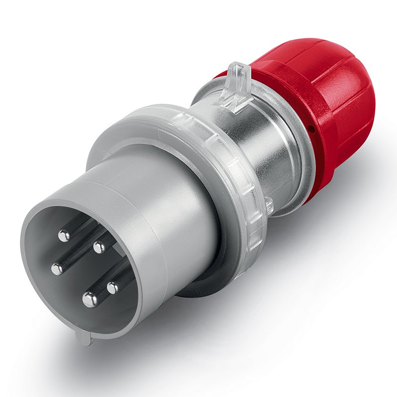 [Imagem do produto PLUGUE MÓVEL 3P+N+T IP44 16A 6H 346-415V 213.1637P.TR SCAME]