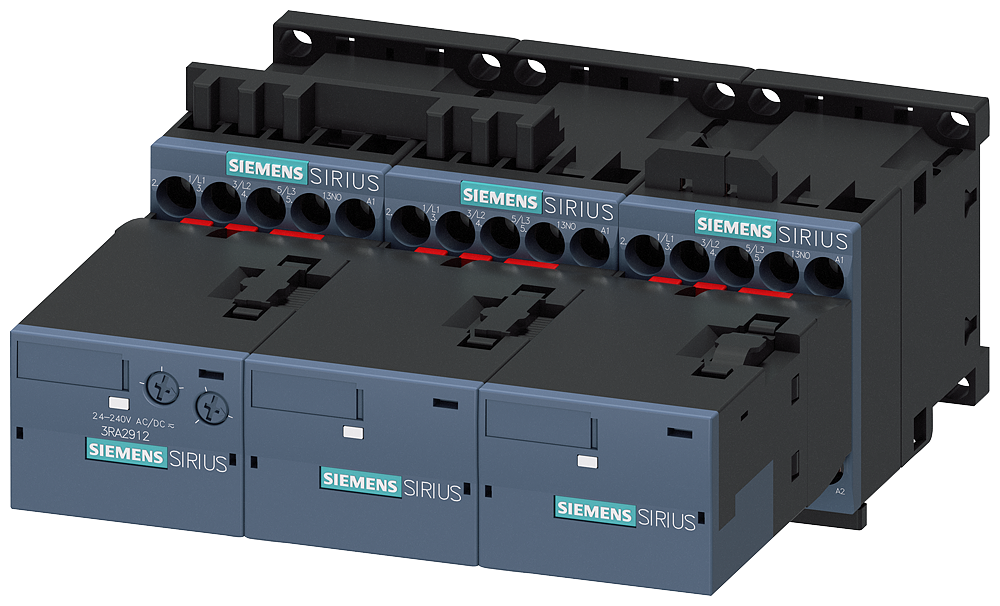 COMBINAÇÃO ESTRELA-TRIÂNGULO AC3 5,5KW/400V 24V CA 50/60HZ 3POL. S00 3RA24158XF311AB0 SIEMENS