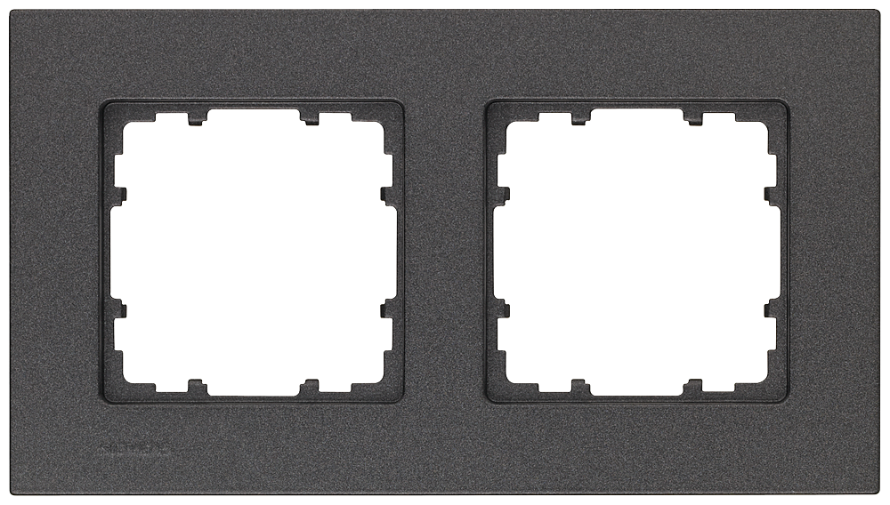 MOLDURA MIRO PLÁSTICO CARBONO METÁLICO 2X 5TG11122 SIEMENS