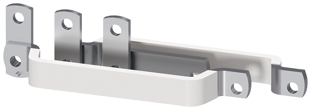 [Imagem do produto JOGO DE CABOS PARA COMBINAÇÕES REVERSORAS 3RT1.7, DO LADO DA ALIMENTAÇÃO, TRO 3RA19733D SIEMENS]