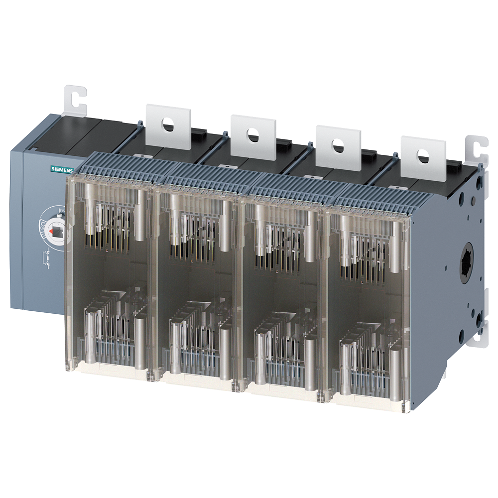SECCIONADOR DE CORTE EM CARGA COM FUSÍVEL 800A TAM. 5 DE 4 POLOS PARA FUSÍV 3KF54804LF11 SIEMENS