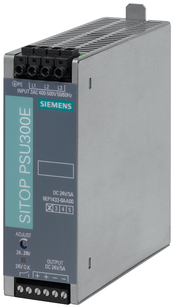 [Imagem SITOP PSU300E 24 V/5 A 6EP14330AA00 SIEMENS]