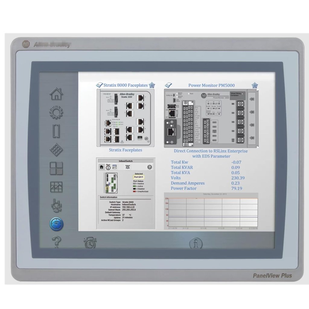 [Imagem PANELVIEW PLUS 7 600 TOUCHSCREEN   2711PT6C22D8S ROCKWELL ALLEN BRADLEY]