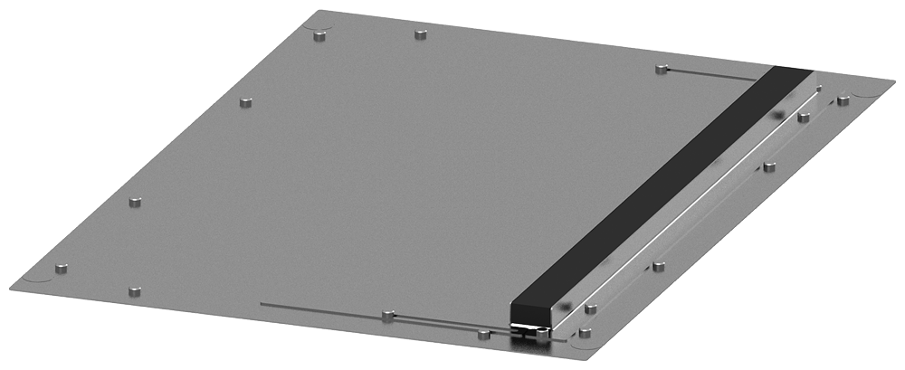 CHAPA DE COBERTURA IP40 COM ENTRADA DE CABO L: 850MM P: 600MM 8PQ23006BA18 SIEMENS