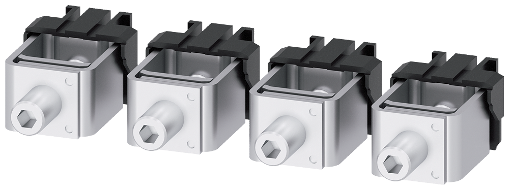 TERMINAL COM MOLDURA 4 PEÇAS ACESSÓRIOS PARA: 3VA5 250 3VA92340JA11 SIEMENS