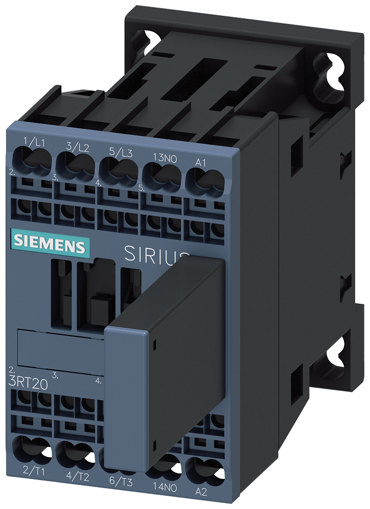 CONTATOR AC-3E 9 A/4 KW/400V 3 POLOS AC 230V 50/60HZ 1NA BORNE DE MOLA 3RT20162EP011AA0 SIEMENS